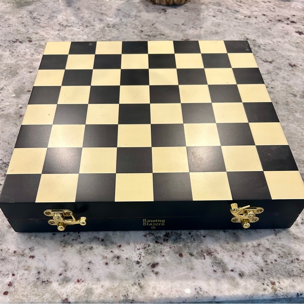 NEW Rowing Blazers x Target Black and Cream Chess board